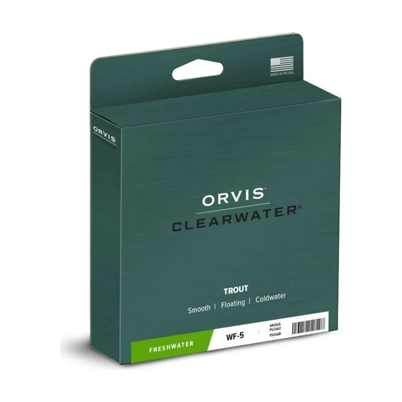CLEARWATER FLY LINE - MOSS - WF-3, fotografija artikla