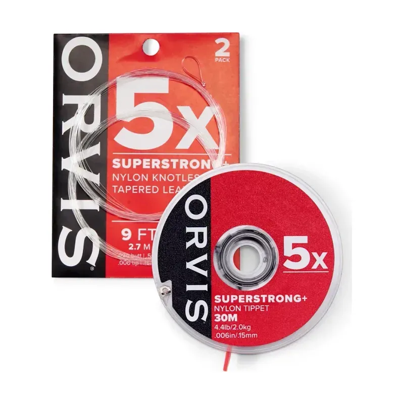 Orvis SuperStrong predvez i tippet 5x u pakovanju